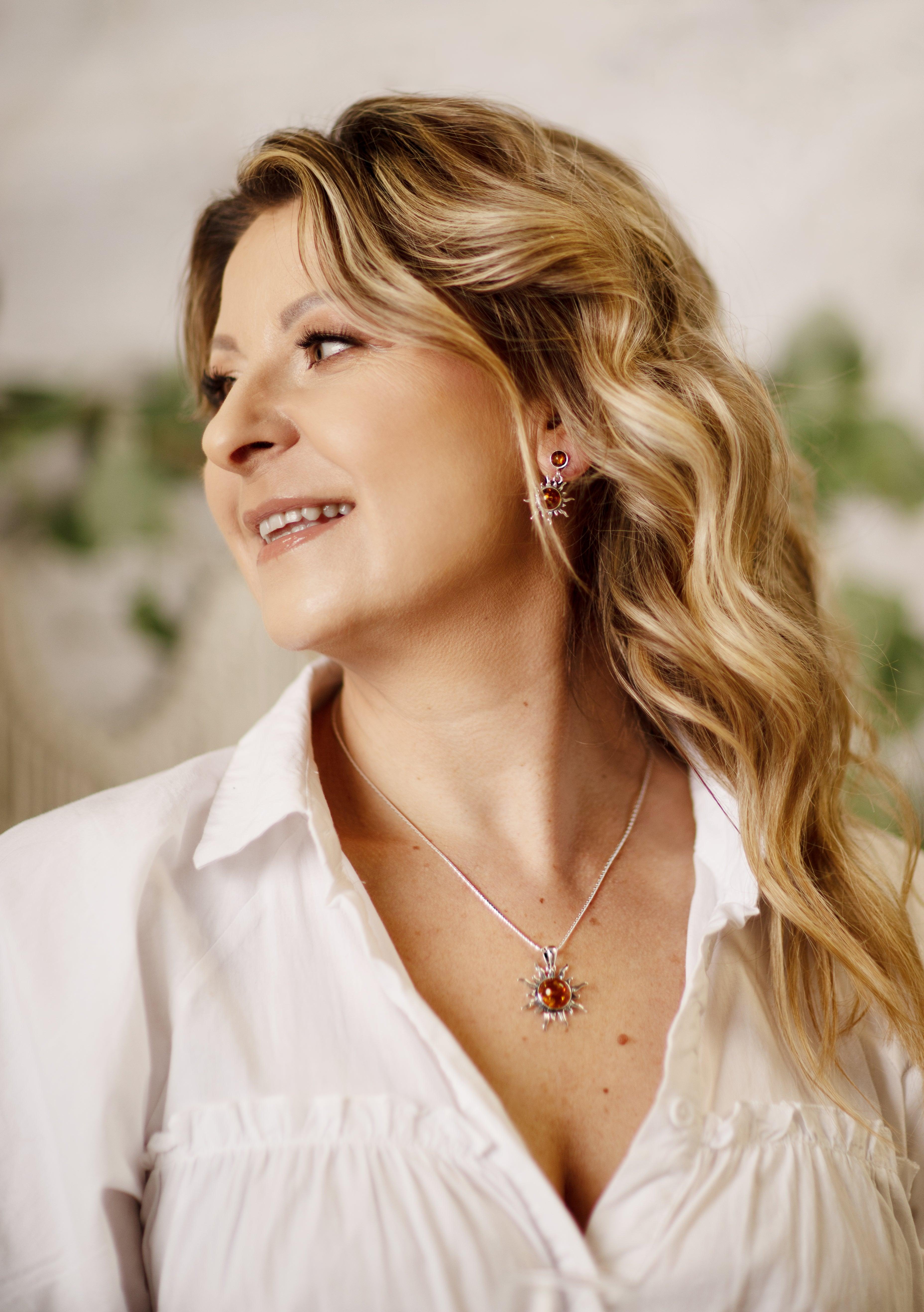 Modern Pendants - SilverAmberJewellery