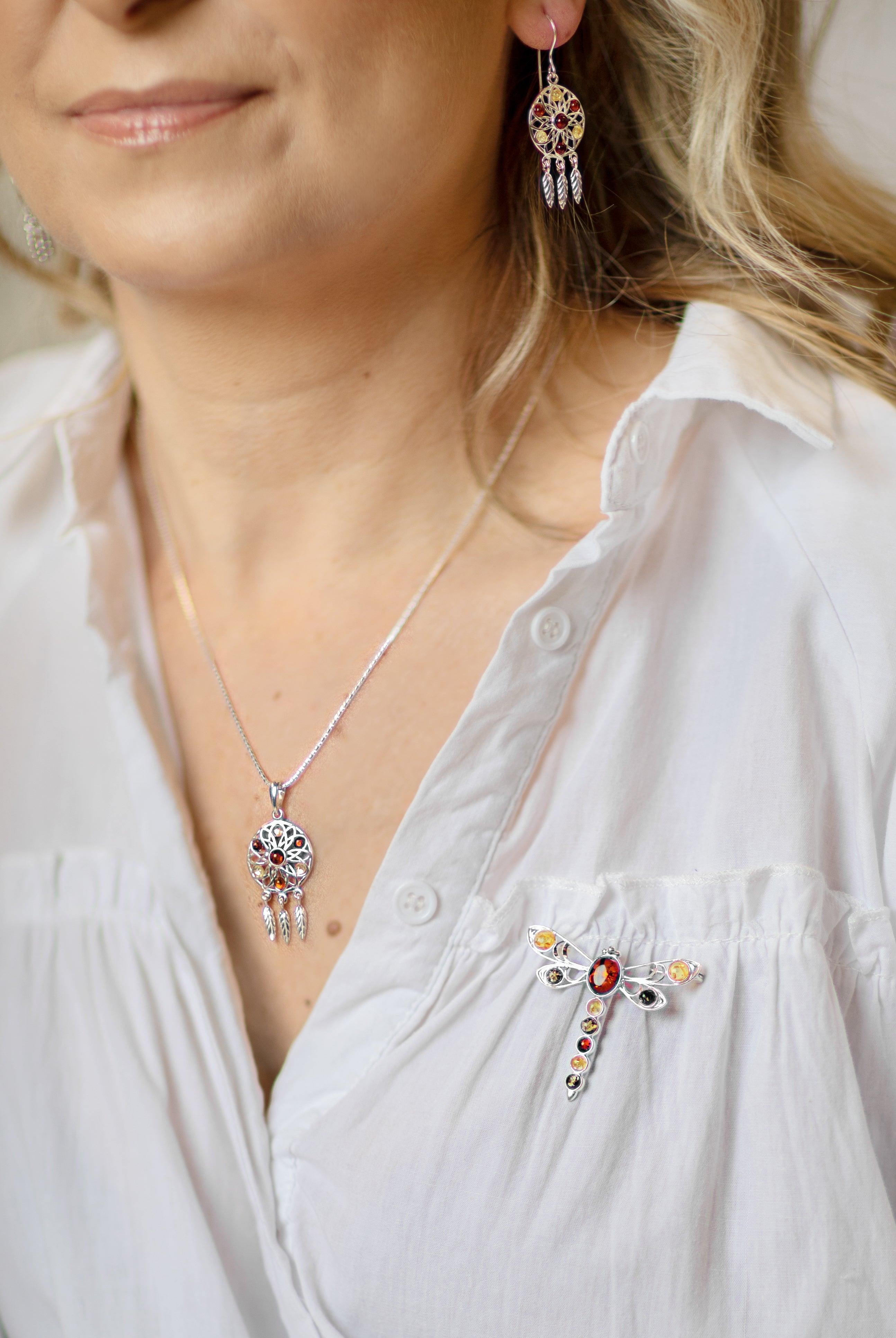 Animals & Insects Brooches - SilverAmberJewellery