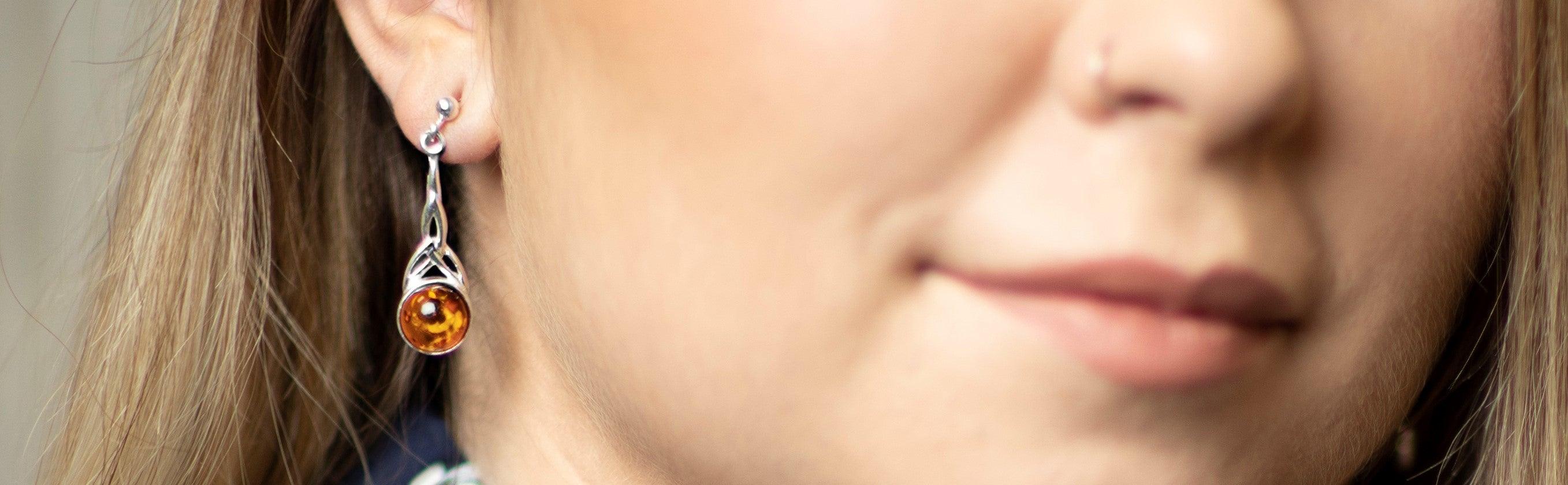 Celtic Earrings - SilverAmberJewellery