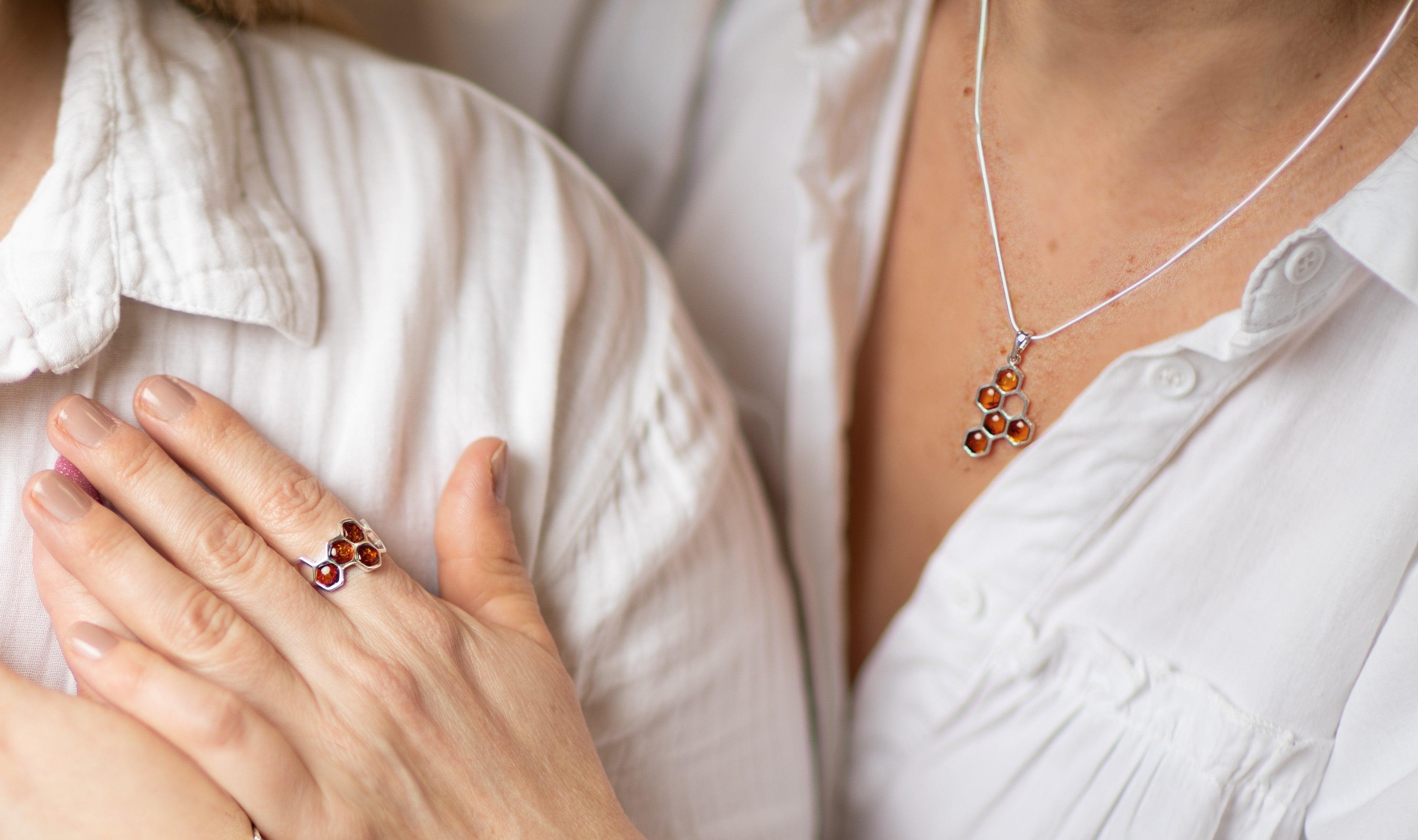 Nature & Flowers Pendants - SilverAmberJewellery