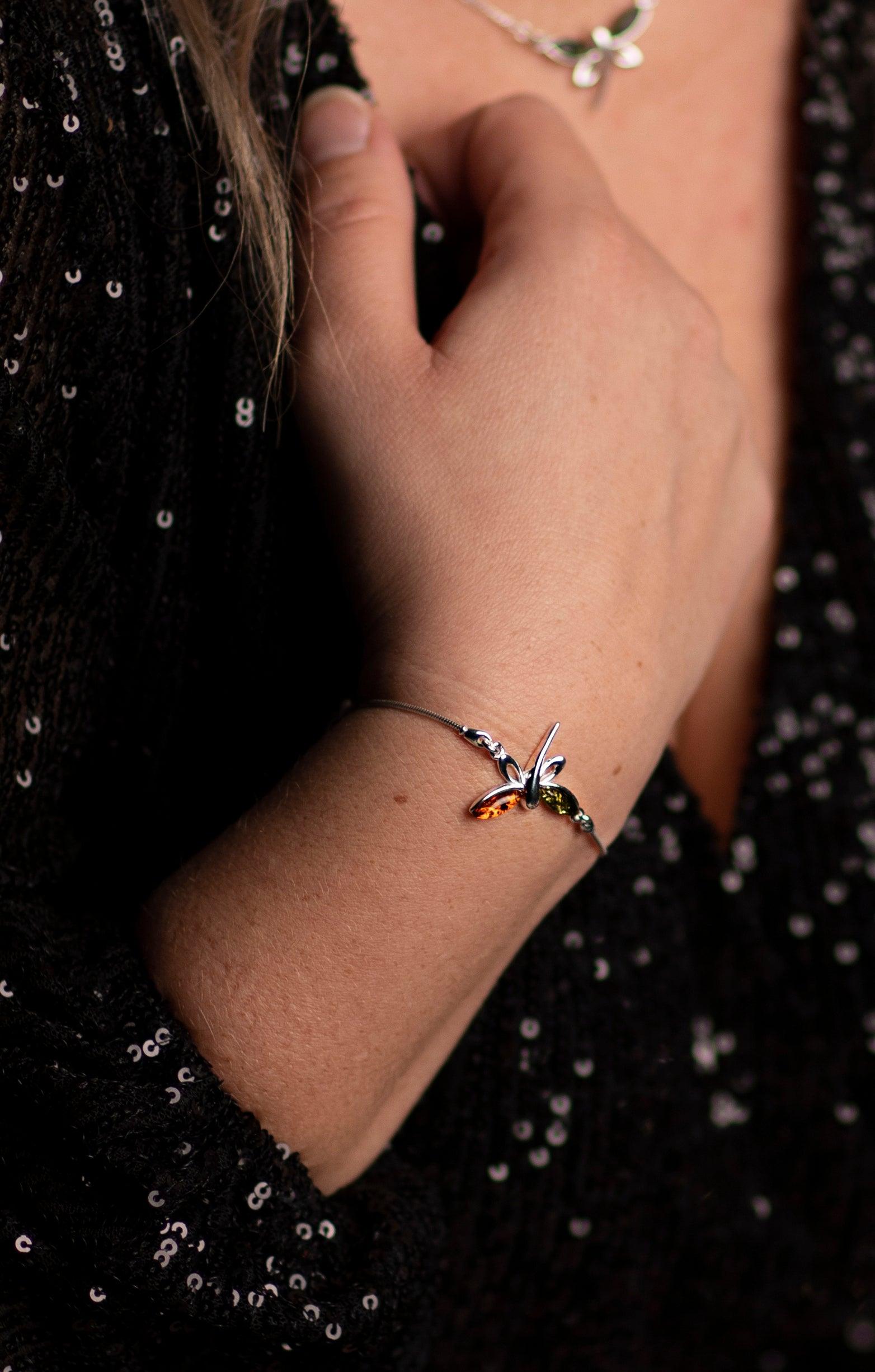 Silver & Amber Bracelets - SilverAmberJewellery