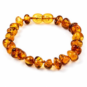 Beautiful Baroque Bracelets & Anklets in Cognac, Mix, Lemon & Honey colours - Various Sizes
