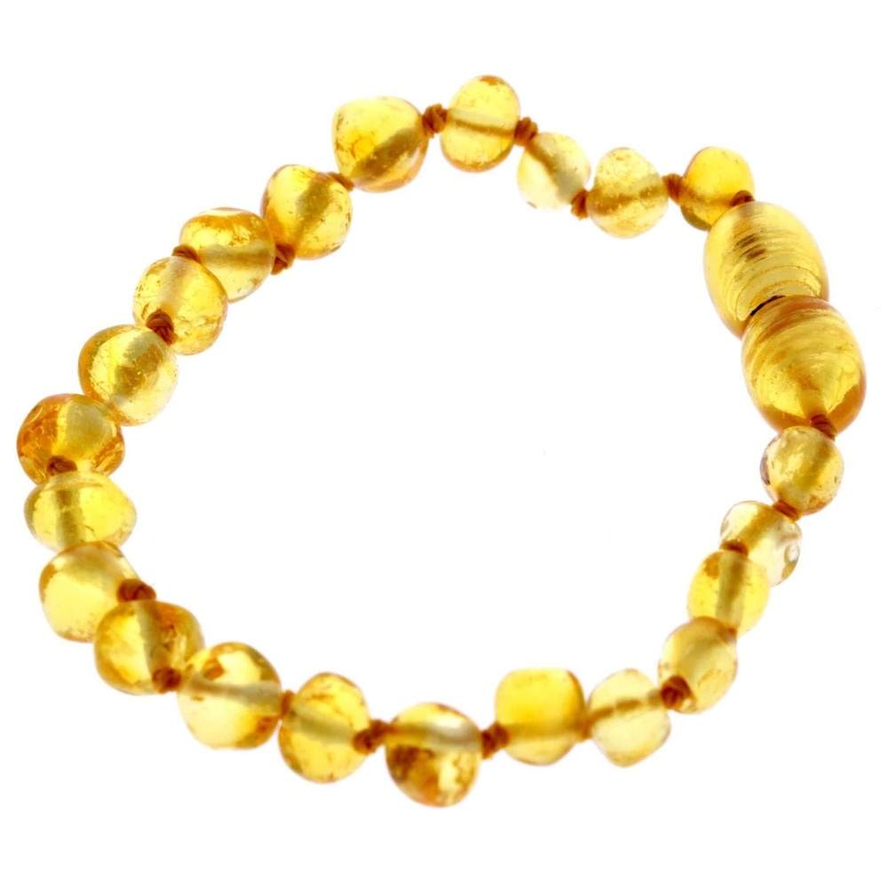 Beautiful Baroque Bracelets & Anklets in Cognac, Mix, Lemon & Honey colours - Various Sizes