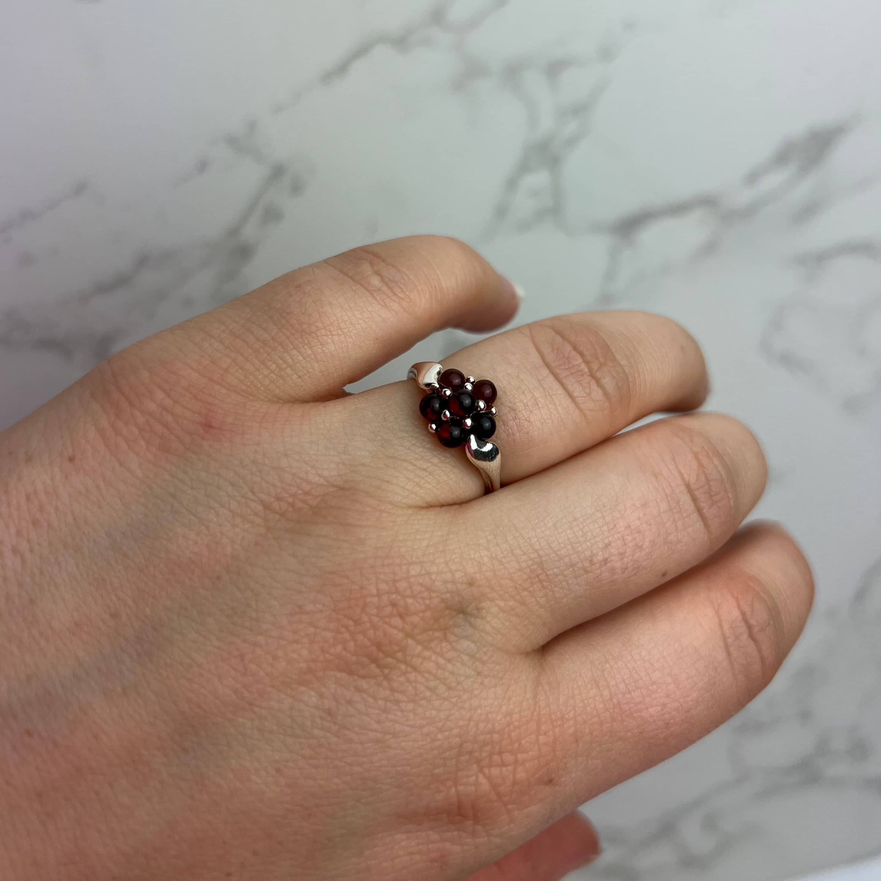 925 Sterling Silver & Baltic Amber Modern Designer Ring - GL715