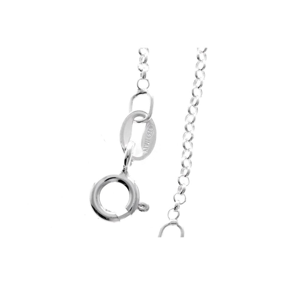 Made in Italy - 925 Sterling Silver Delicate Belcher-Rolo chain- GCH006