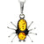 925 Sterling Silver & Baltic Amber Spider Pendant - 598
