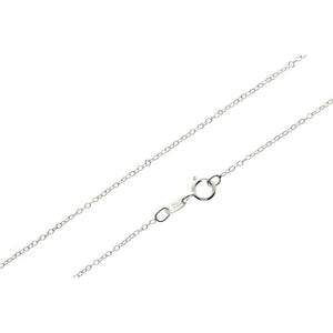 Made in Italy - 925 Sterling Silver Delicate Cable Trace Chain - GCH008