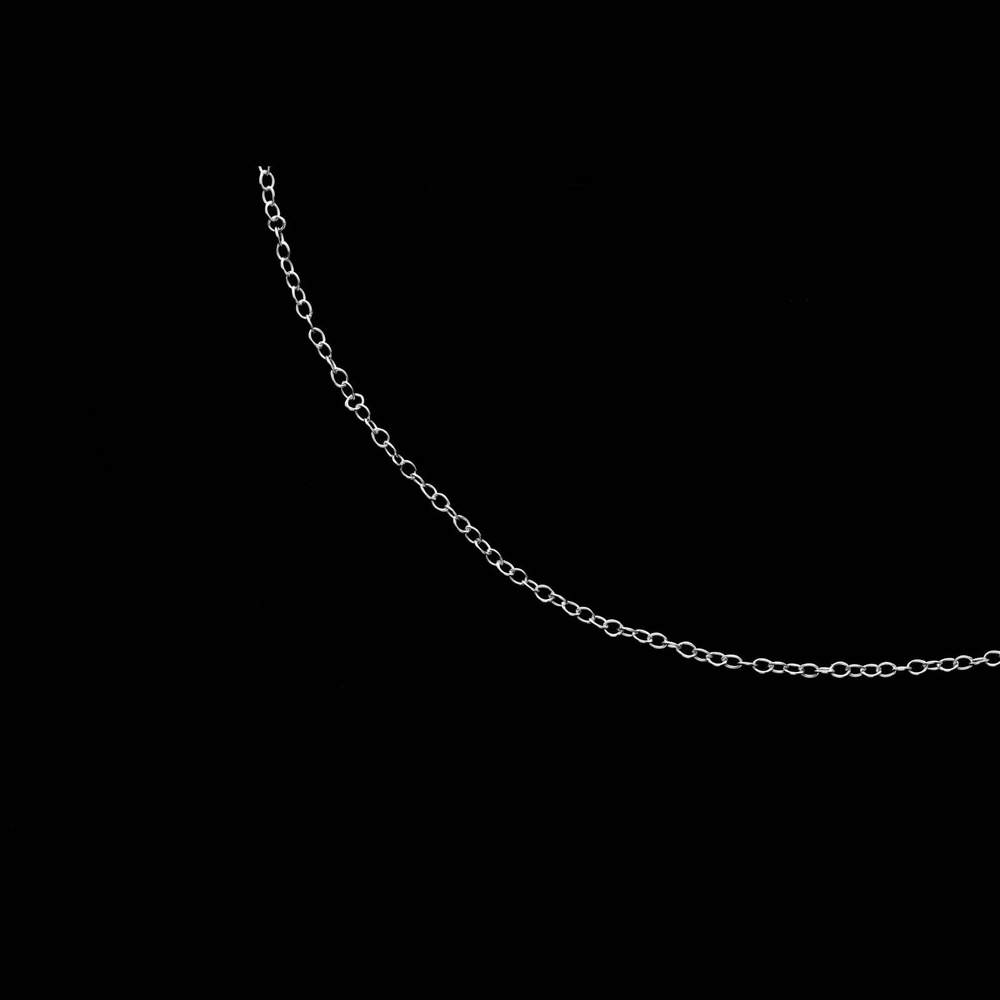 Made in Italy - 925 Sterling Silver Delicate Cable Trace Chain - GCH008