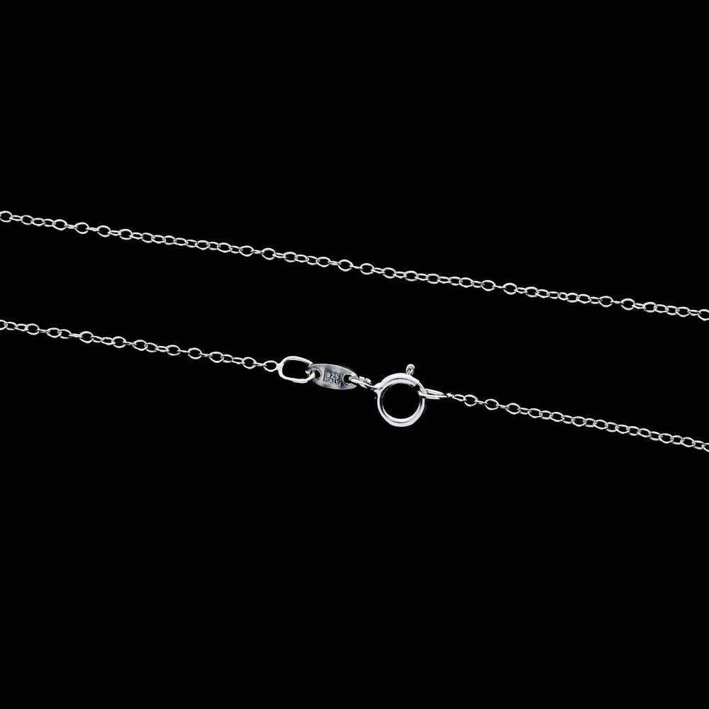 Made in Italy - 925 Sterling Silver Delicate Cable Trace Chain - GCH008