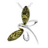 925 Sterling Silver Butterfly with Baltic Amber - GL362