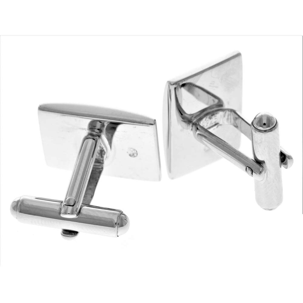 925 Sterling Silver & Baltic Amber Classic Cufflinks - AAC005