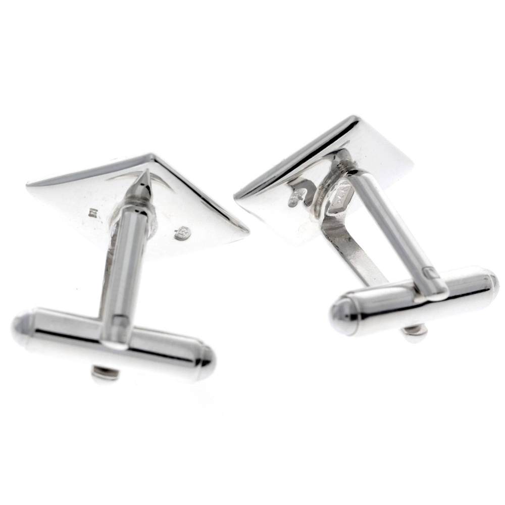 925 Sterling Silver & Baltic Amber Classic Cufflinks - AAC007