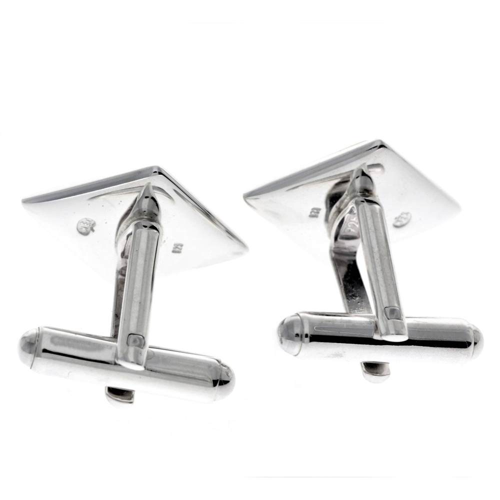 925 Sterling Silver & Baltic Amber Classic Cufflinks - AAC007