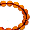 Genuine Baltic Amber Elastic Bracelet Unisex - Perfect balls 12-12 mm - BT0170
