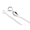 Made in Italy - 925 Sterling Silver Delicate Belcher-Rolo chain- GCH006