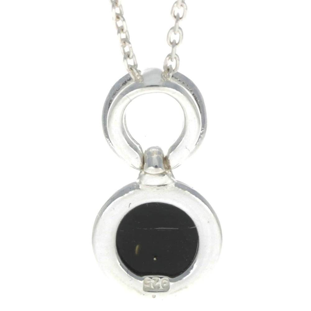 925 Sterling Silver & Baltic Amber Small Classic Pendant - GL388