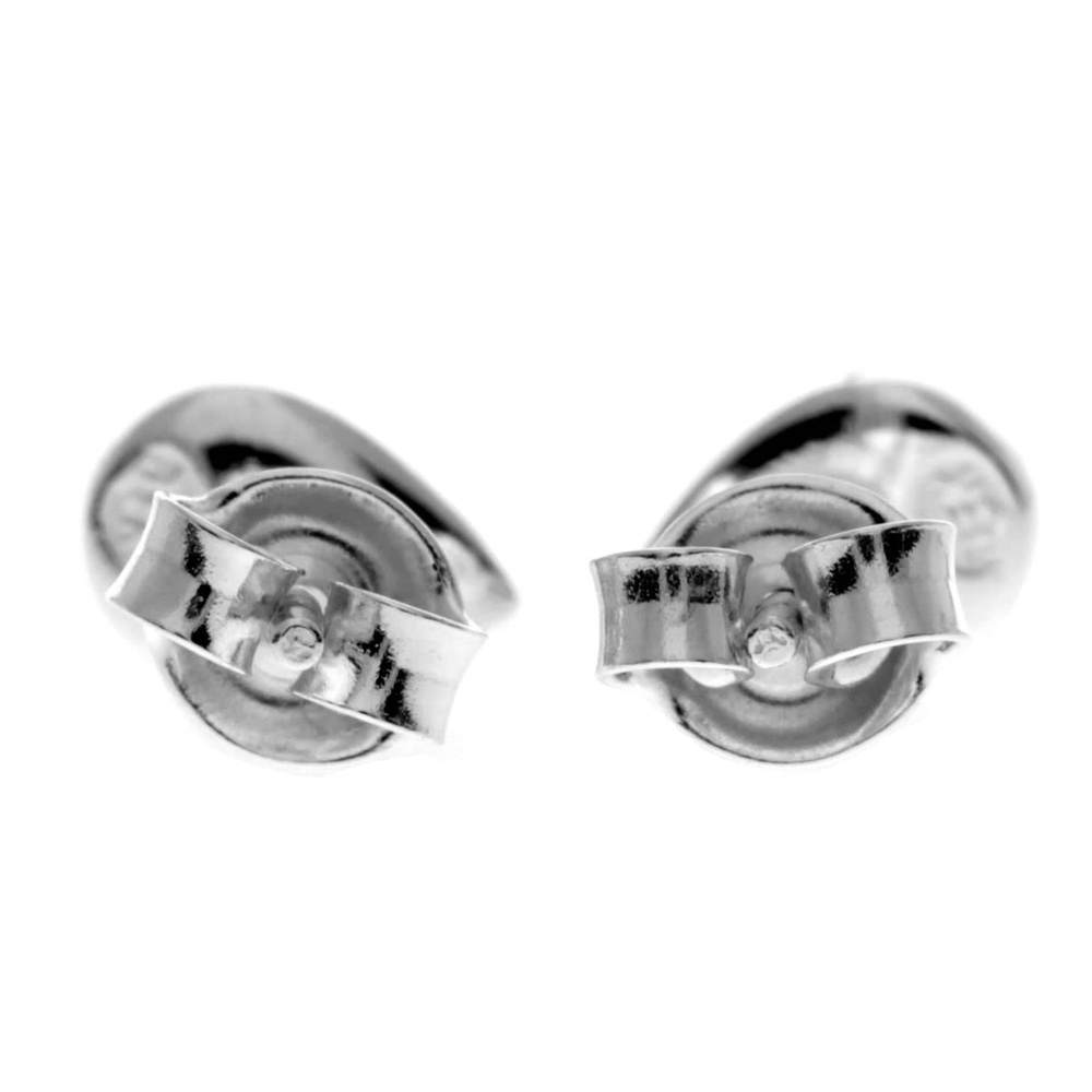 925 Sterling Silver & Genuine Baltic Amber Little Pears Studs Earrings - AA013