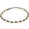 Genuine Baltic Amber Round Beads for Men / Unisex Beaded Necklace. MB022