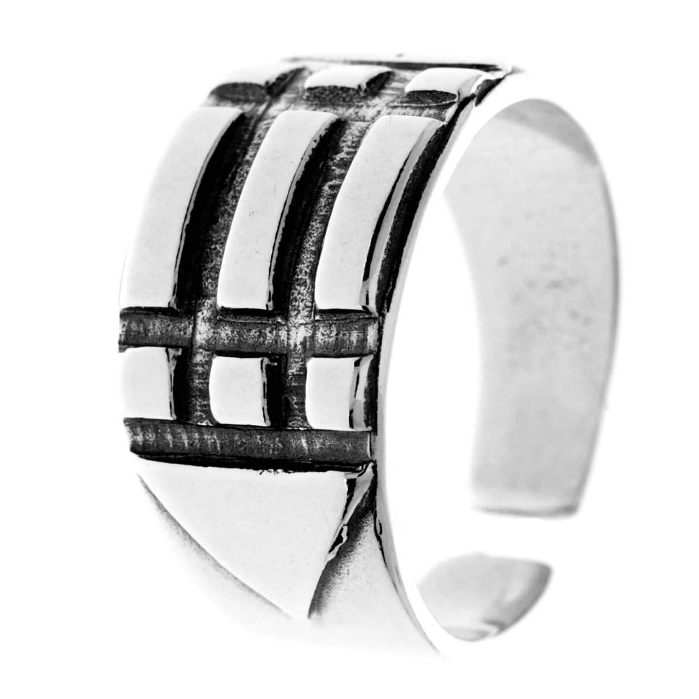 Atlanta Ring - 925 Sterling Silver Adjustable Ring for Men - P-144-R