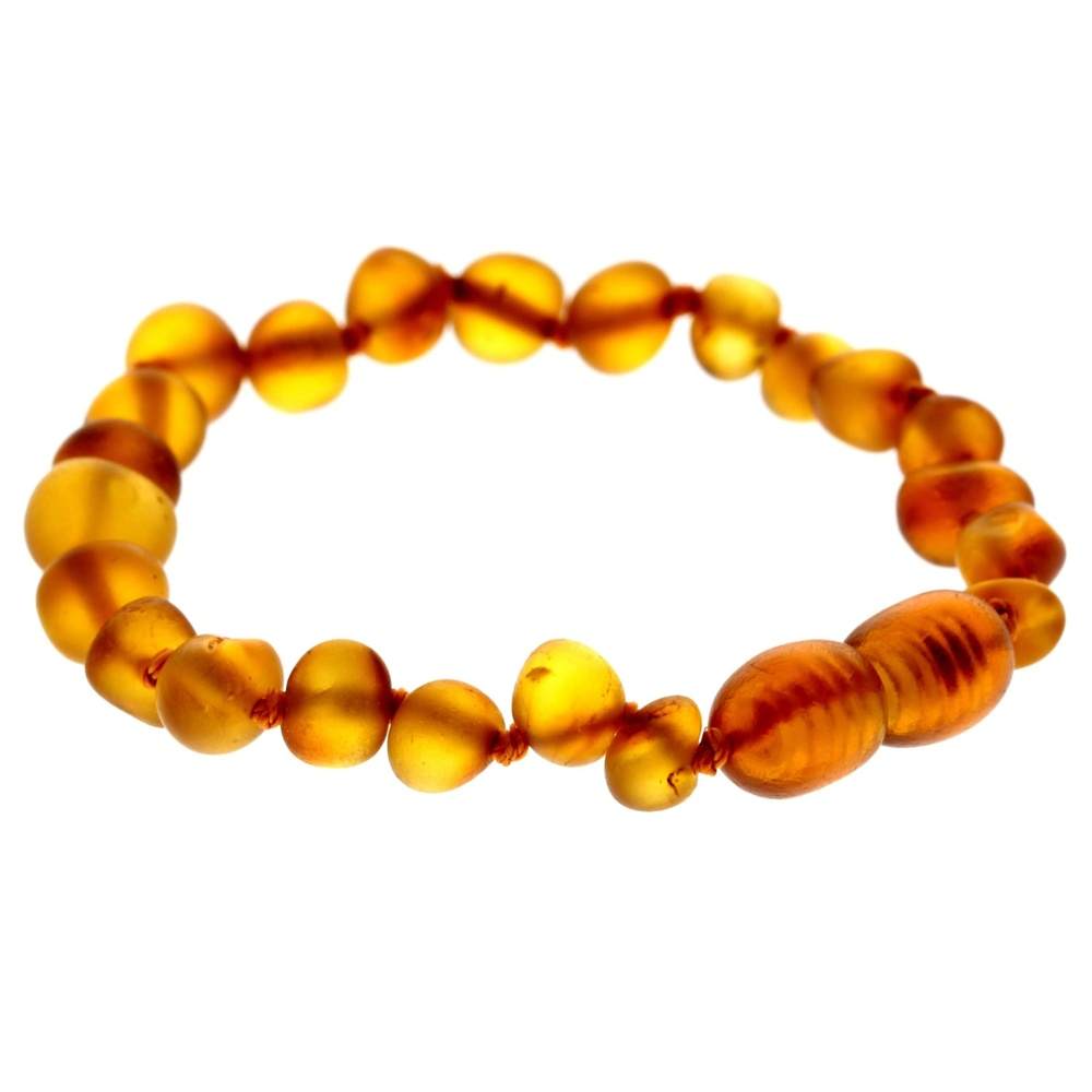 Beautiful RAW Baroque Bracelets & Anklets in Cognac & Mix colours - Various Sizes - BRAW