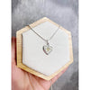 925 Sterling Silver & Baltic Amber Modern Heart Pendant - GL2006