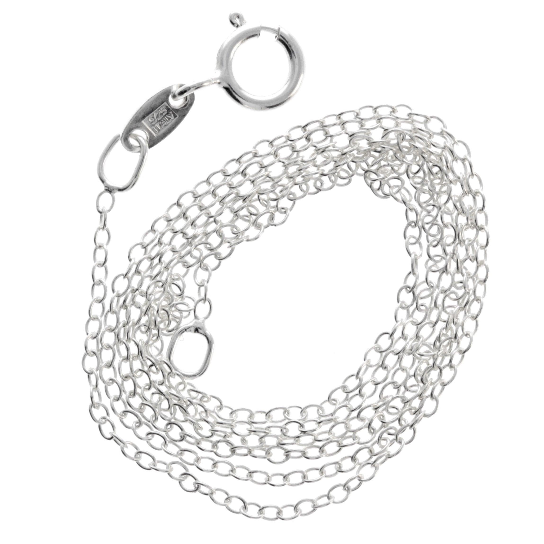 Selection of best quality 925 sterling silver Italy Chains - SilverAmberJewellery
