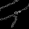 Load image into Gallery viewer, 925 Fine Sterling Silver Naturally Adjustable Anklet with Anti Tarnish Coating - 5 mm Heart Chain Ankle Bracelet - GA-ANK3