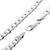 Load image into Gallery viewer, Fine 925 Sterling Silver Classic Curbs Men 6 mm Unisex Bracelet - GA-GMB1