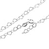 Load image into Gallery viewer, 925 Fine Sterling Silver Naturally Adjustable Anklet with Anti Tarnish Coating - 5 mm Heart Chain Ankle Bracelet - GA-ANK3
