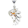 Load image into Gallery viewer, 925 Sterling Silver Lucky Angel Wing with Baltic Amber - GL367