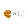 Load image into Gallery viewer, 925 Sterling Silver &amp; Genuine Baltic Amber Modern Ball Pendant - AP09