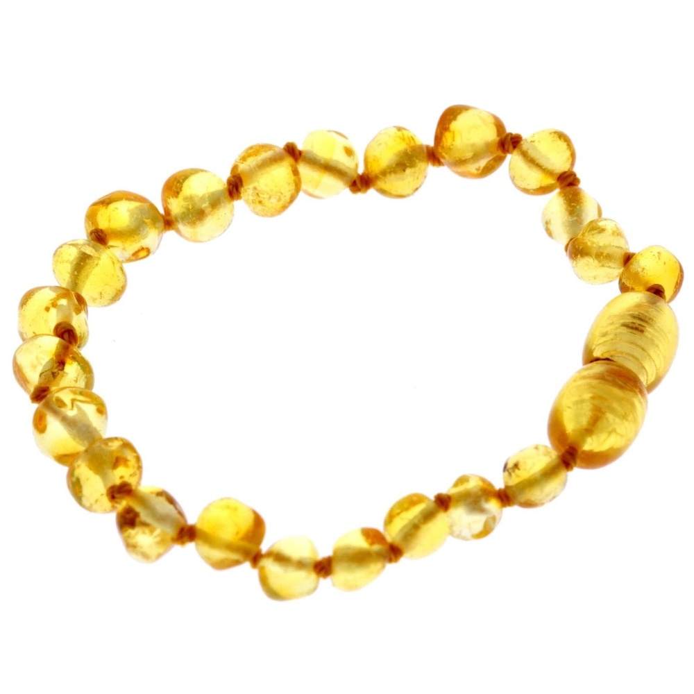 Beautiful Baroque Bracelets & Anklets in Cognac, Mix, Lemon & Honey colours - Various Sizes