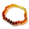 Load image into Gallery viewer, 100% Genuine Baltic Amber Beautiful Baroque Bracelets in Ombre colours - BAROMBB