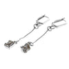 925 Sterling Silver & with Cubic Zirconia's Modern Drop Earrings -GS002