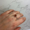 925 Sterling Silver & Baltic Amber Classic Designer Ring - GL442