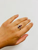 Load image into Gallery viewer, 925 Sterling Silver &amp; Genuine Baltic Amber Modern Ring - M737