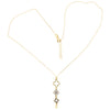 Load image into Gallery viewer, 925 Sterling Silver Gold Plated Link of Clovers Necklace - IT-012-N