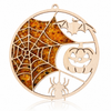 Amber Vitrage Hanging Ornament - Genuine Baltic Amber Decoration (11 cm) - V017