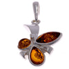 Load image into Gallery viewer, 925 Sterling Silver &amp; Genuine Baltic Amber Classic Pendant - 1936