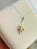 Load image into Gallery viewer, Copy of 925 Sterling Silver &amp; Genuine Baltic Amber Modern Flower Pendant - 387