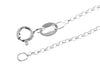 Made in Italy - 925 Sterling Silver Delicate Belcher-Rolo chain- GCH006