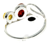 Load image into Gallery viewer, 925 Sterling Silver &amp; Baltic Amber Modern Ring - M719