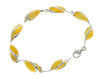 Load image into Gallery viewer, Beautiful Designer Silver Bracelet set with Baltic Amber - GL501