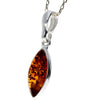 Load image into Gallery viewer, 925 Sterling Silver &amp; Baltic Amber Classic Pendant - K334