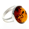 Load image into Gallery viewer, 925 Sterling Silver &amp; Baltic Amber Classic Adjustable Ring - GL464
