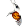 Load image into Gallery viewer, 925 Sterling Silver &amp; Baltic Amber Bird Pendant - GL399