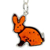 925 Sterling Silver & Baltic Amber Bunny Rabbit Pendant - AD221