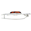 925 Sterling Silver & Baltic Amber Modern Brooch - M814