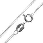 Made in Italy - 925 Sterling Silver Delicate Diamond Cut 1.1 mm chain - GCH009