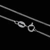 Made in Italy - 925 Sterling Silver Delicate Diamond Cut 1.1 mm chain - GCH009